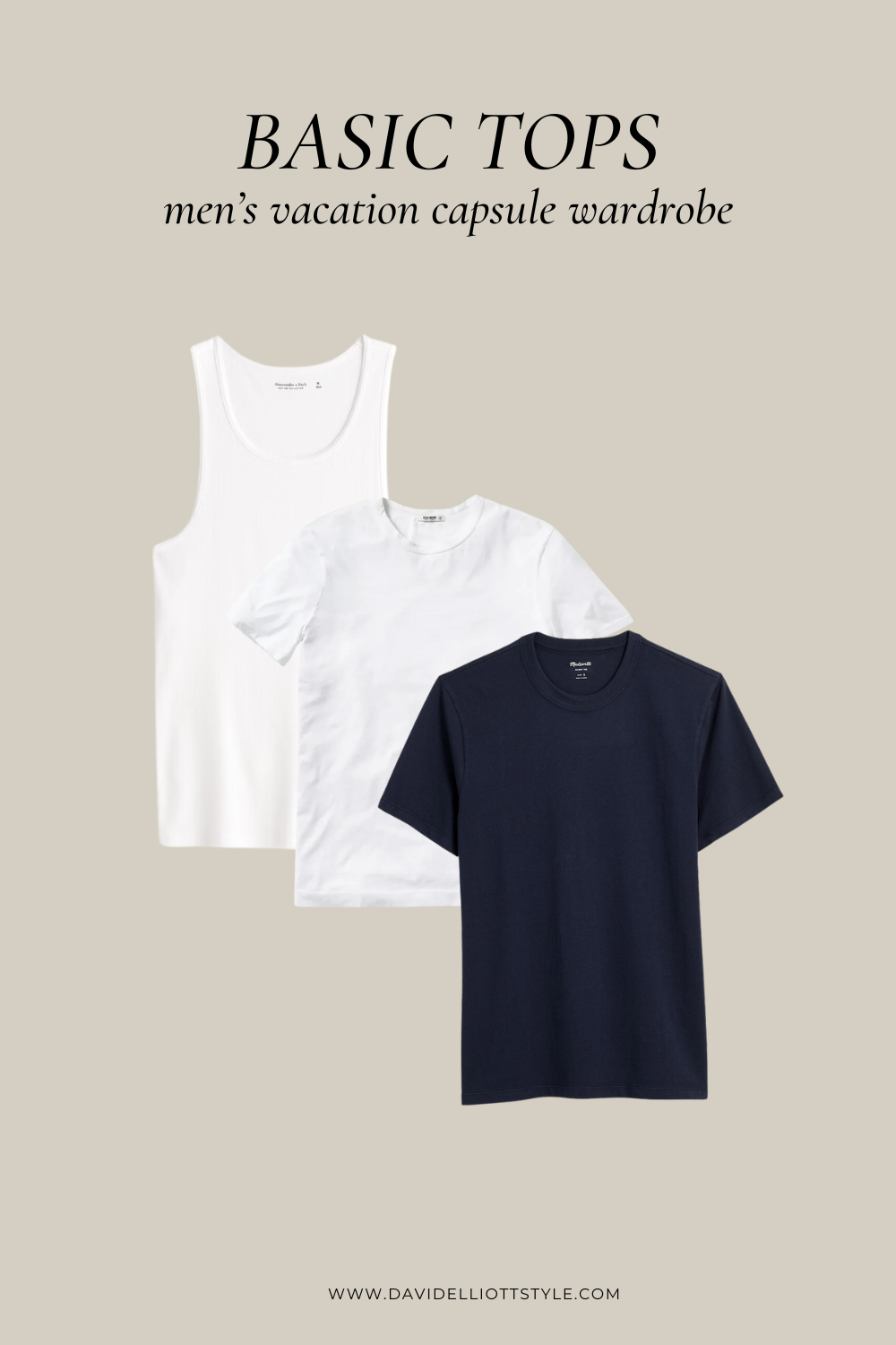 Men S European Vacation Capsule Wardrobe Davidelliottstyle