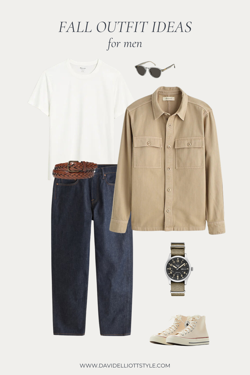 14 Fall Outfit Ideas for Men: Work Shirt